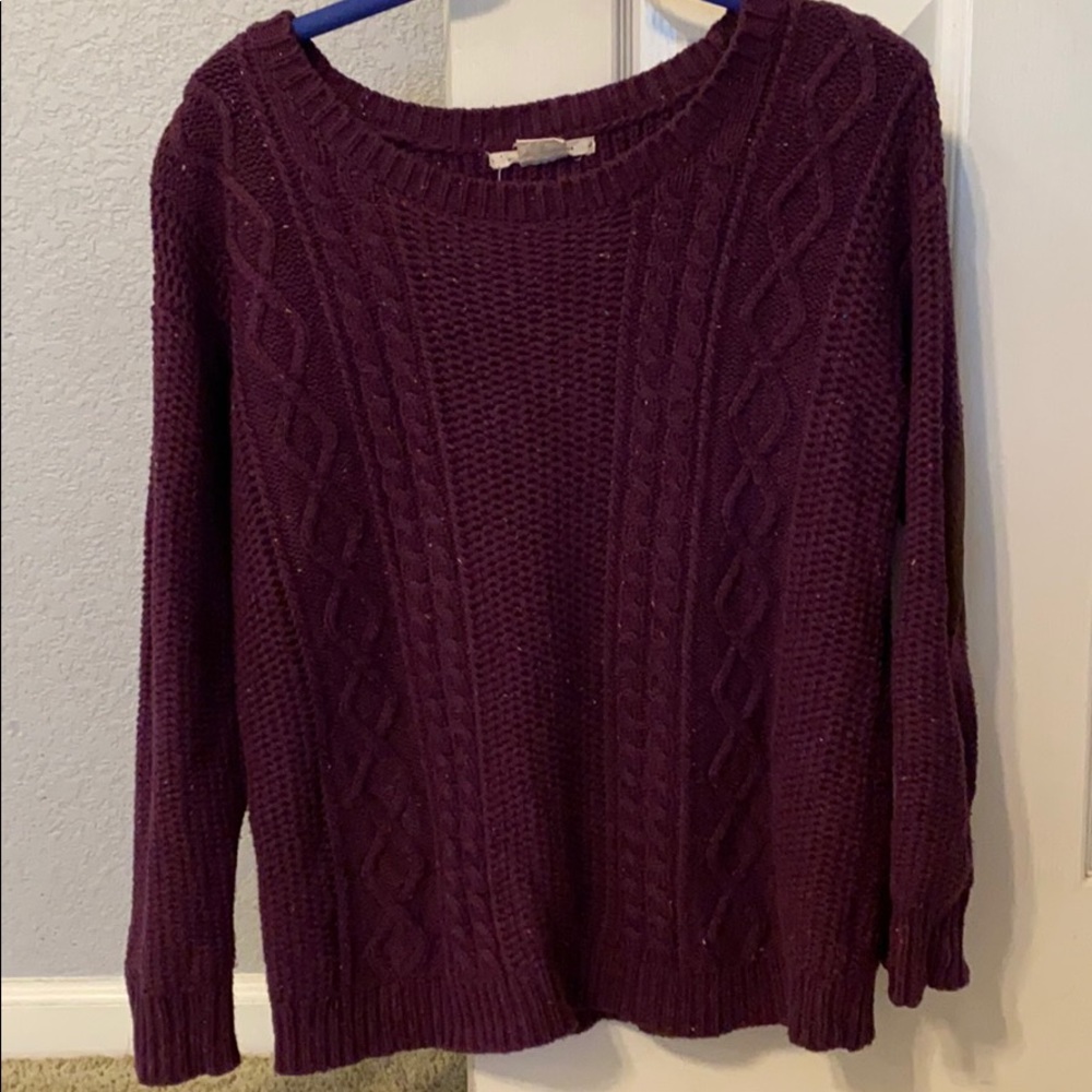 Coincidence and Chance chunky cable knit sweater
